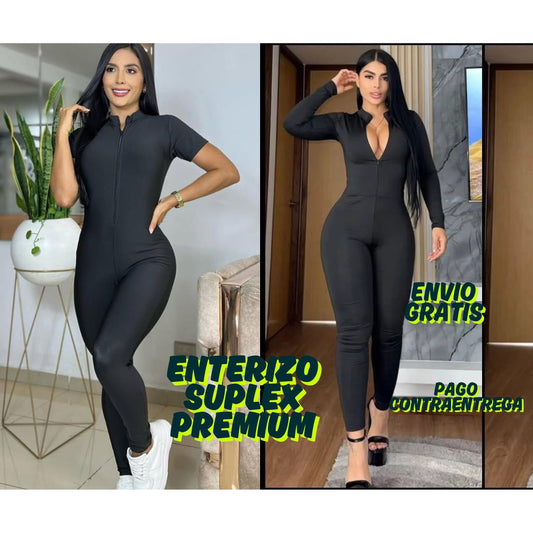ENTERIZO SUPLEX PREMIUM CON CIERRE🌷+ENVIO GRATIS🎁